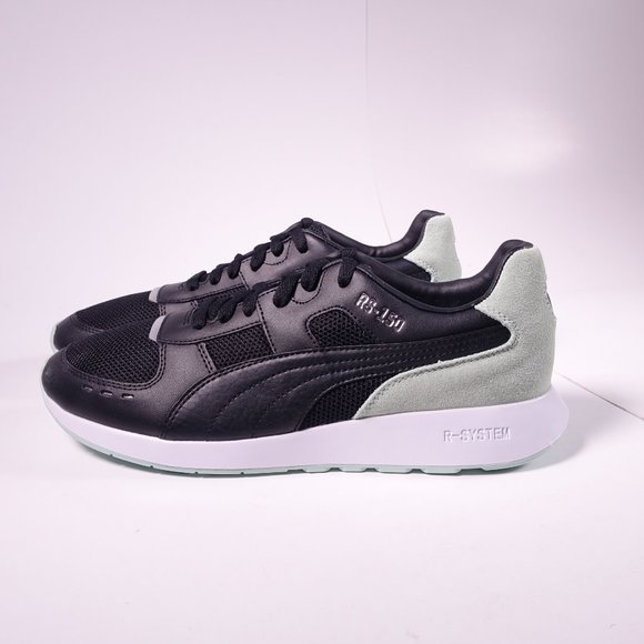 PUMA RS-150 Contrast Sneaker 369459-02 Black/Green - Picture 7 of 9
